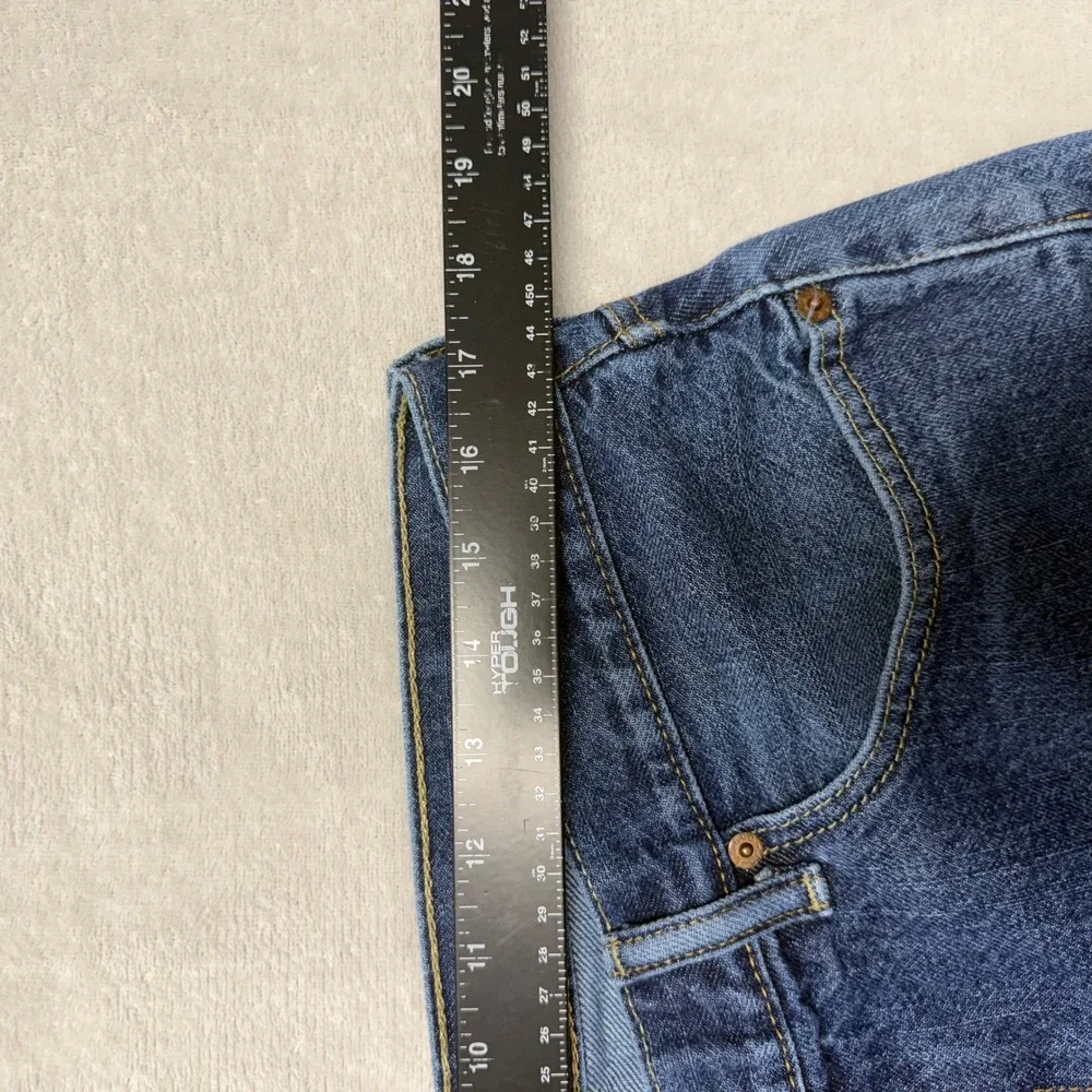 Levis 505 Regular Fit Denim Shorts Mens 36 Medium Wash Blue Jean 34505-2114